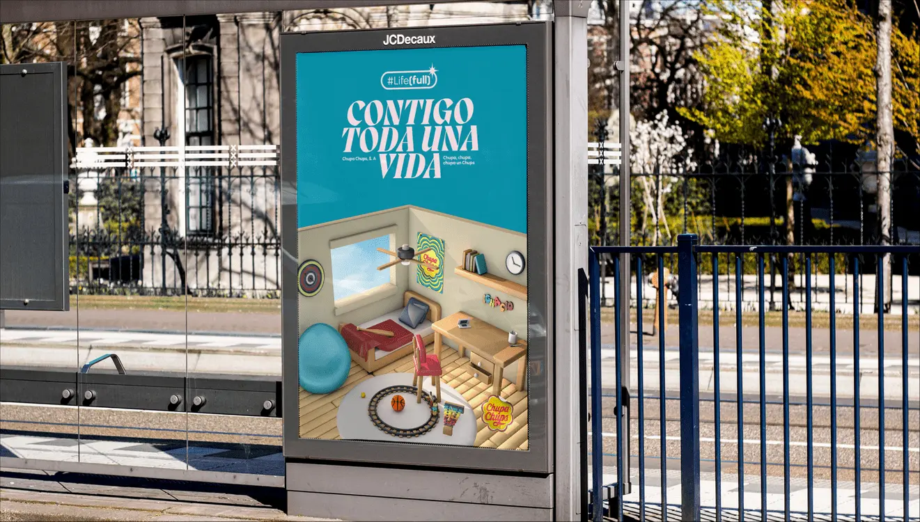 Mockup showing Cofi brand packaging.